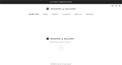 Desktop Screenshot of bordersatbalcony.com